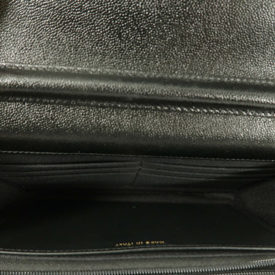 CHANEL 牛皮皮革WOC Wallet On Chain鏈帶肩背袋-11