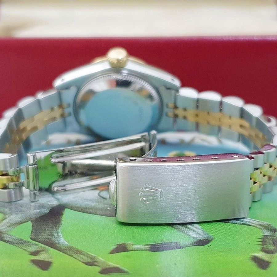 【大眾名錶】ROLEX 勞力士 69173 Datejust 女錶經典款 太陽圈 金色十鑽面盤 大眾名錶B1108-7