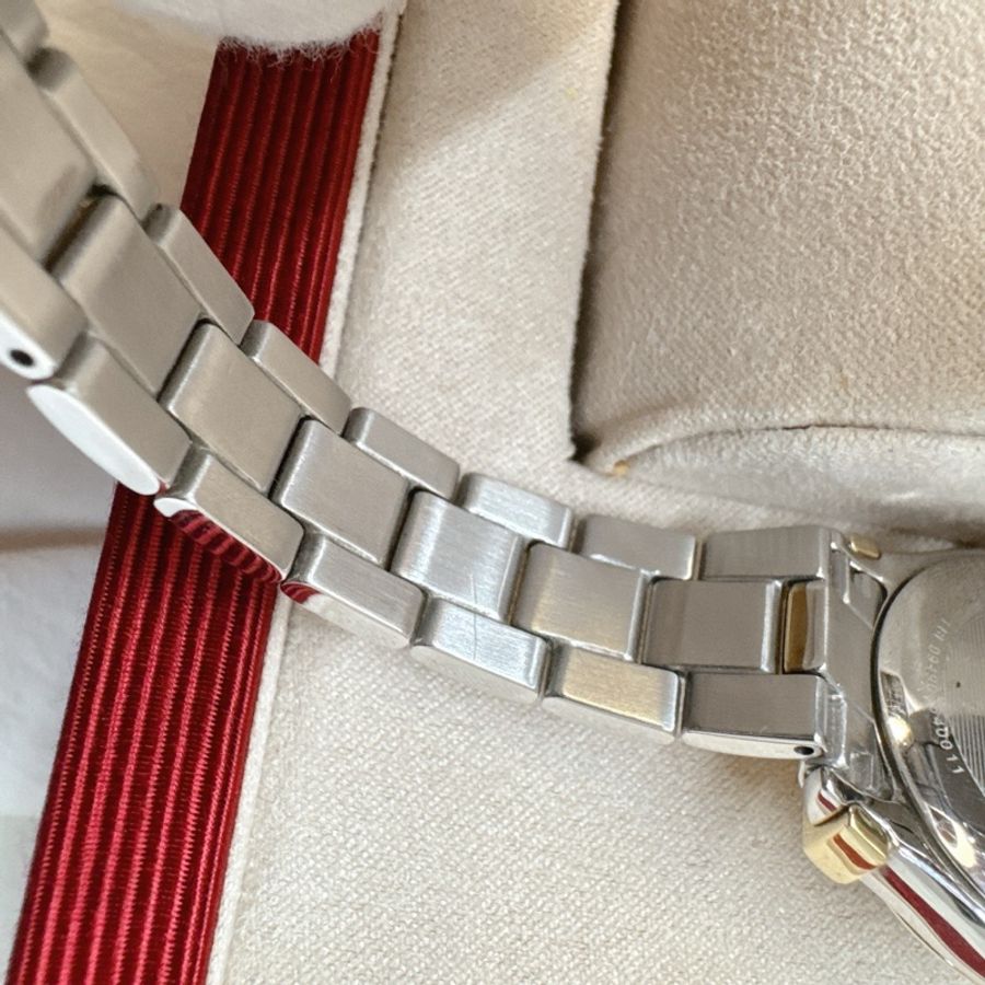 二手正品Salvatore Ferragamo菲拉格慕1898系列Moon Phase半金日月星辰手錶 精品錶-10