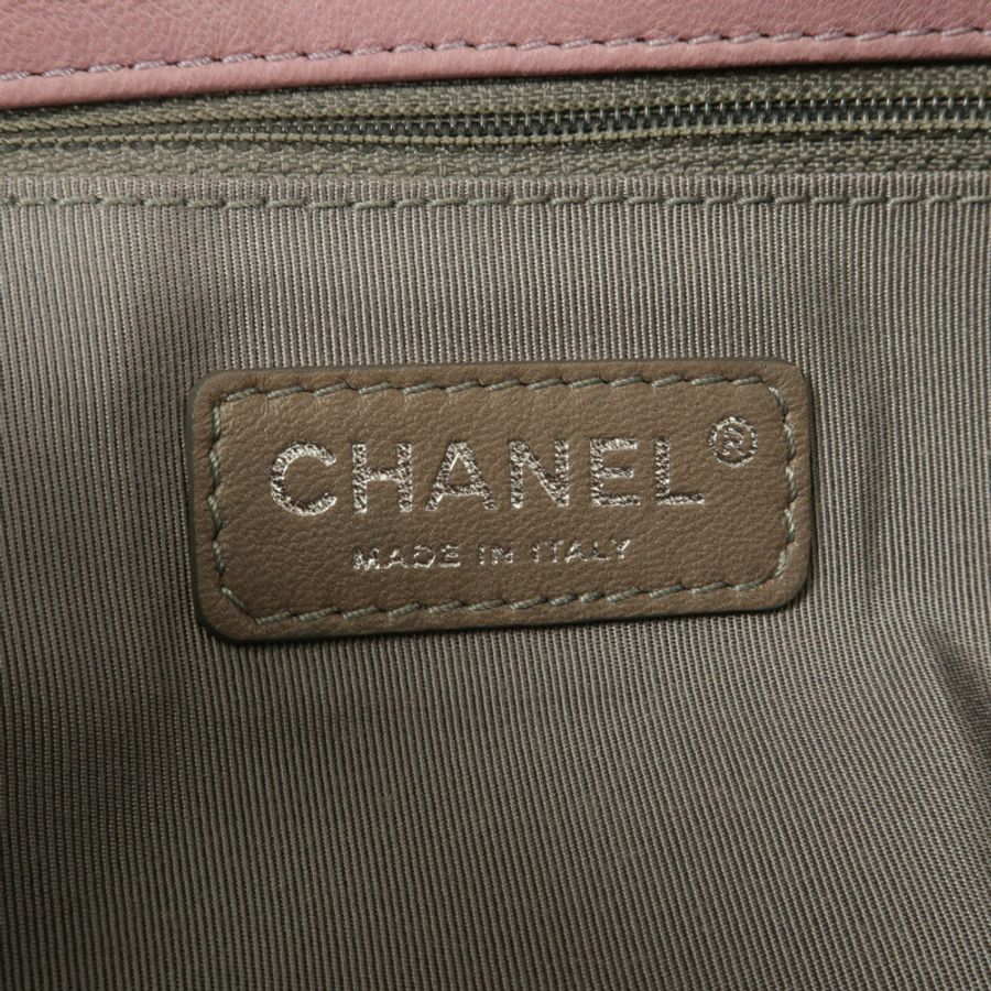 CHANEL 羊皮皮革Chain Shoulder鏈帶肩背袋-12