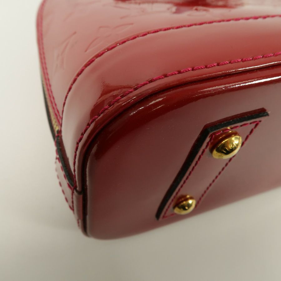LOUIS VUITTON Monogram Vernis Alma BB手挽肩背兩用袋-4