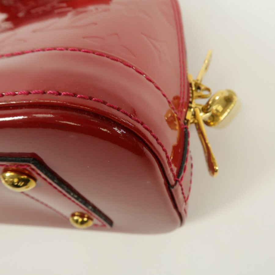 LOUIS VUITTON Monogram Vernis Alma BB手挽肩背兩用袋-5