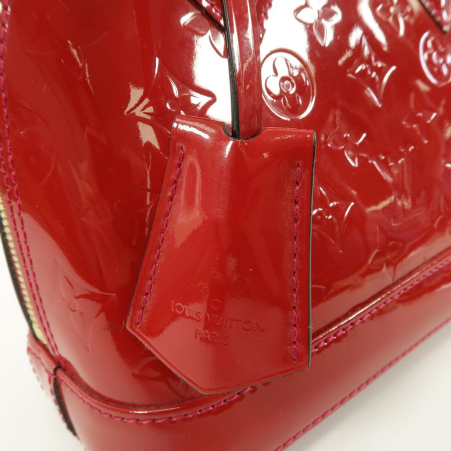 LOUIS VUITTON Monogram Vernis Alma BB手挽肩背兩用袋-9