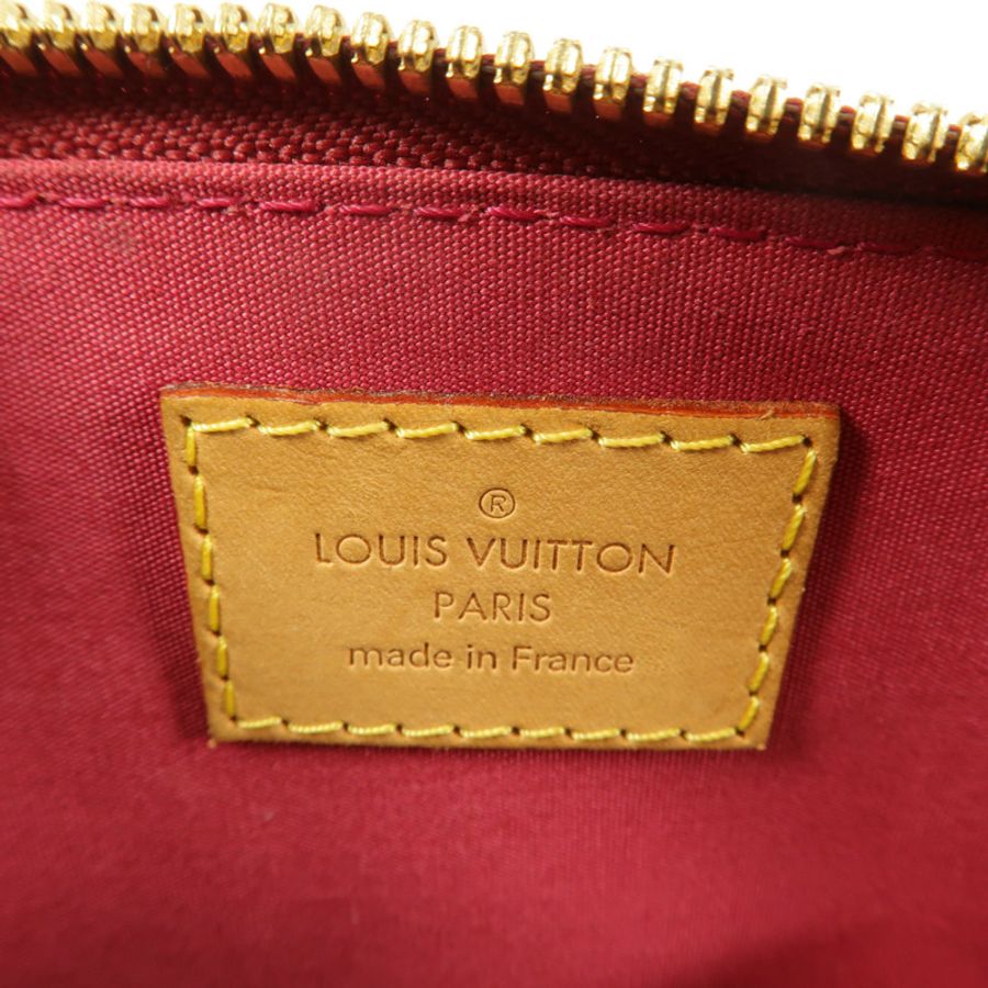 LOUIS VUITTON Monogram Vernis Alma BB手挽肩背兩用袋-11
