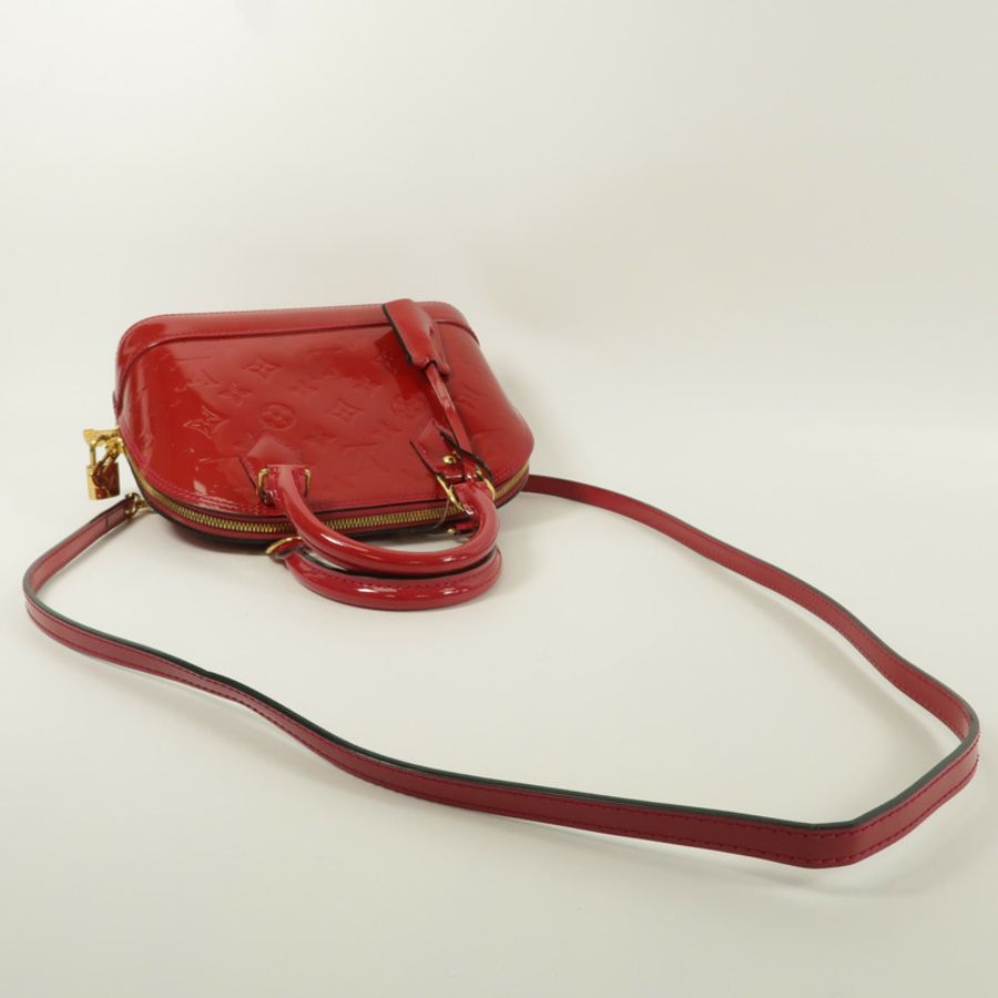 LOUIS VUITTON Monogram Vernis Alma BB手挽肩背兩用袋-13