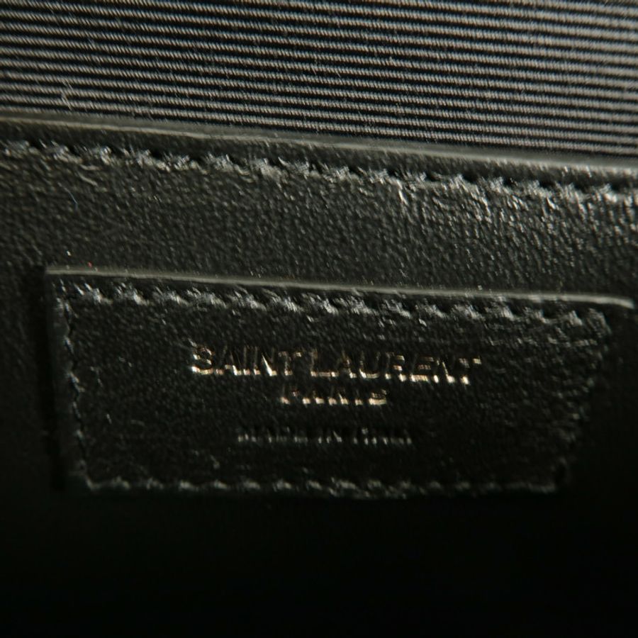 SAINT LAURENT 牛皮皮革Envelope Chain Bag Medium鏈帶肩背袋-11