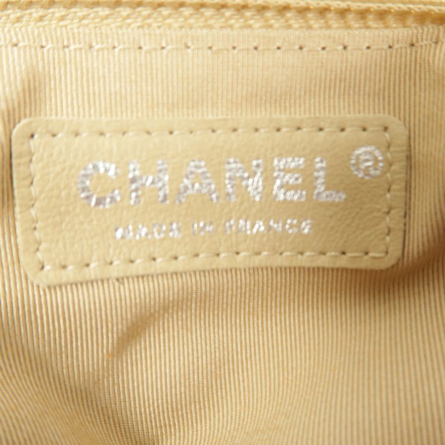 CHANEL 絨布Chain Shoulder鏈帶肩背袋-12