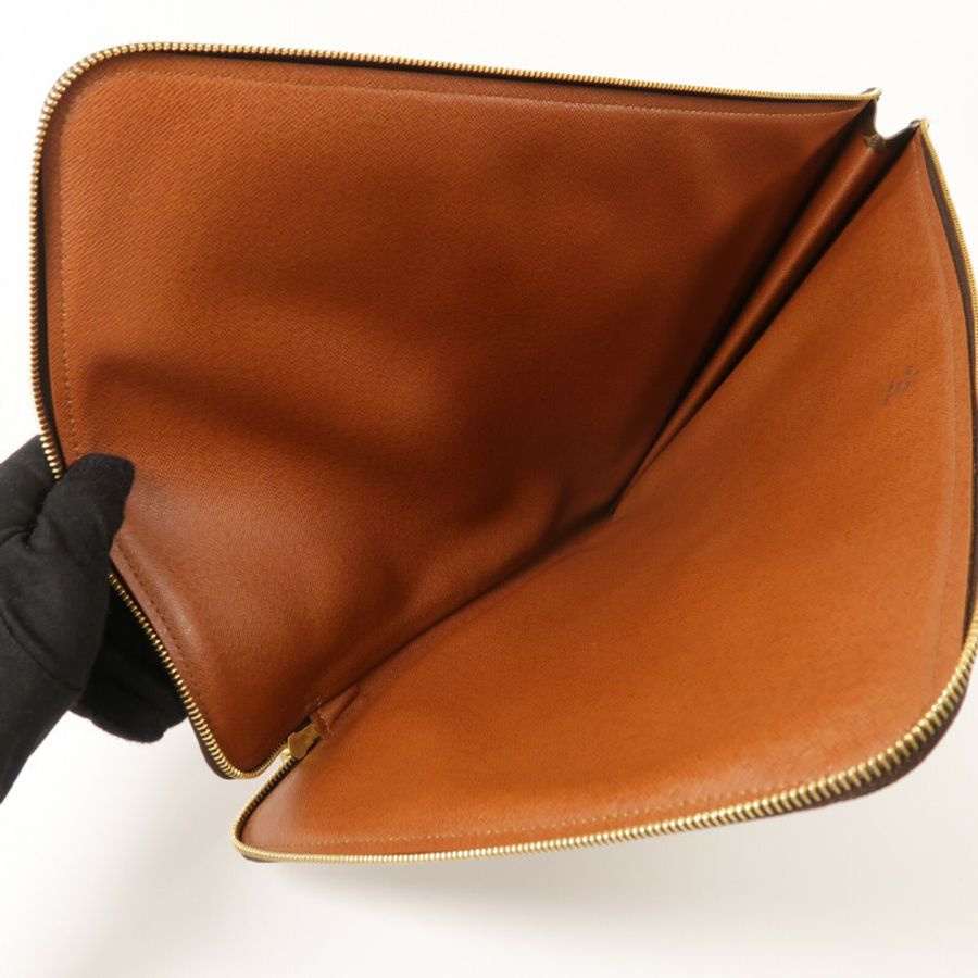 LOUIS VUITTON Monogram Poche Document Briefase手拿包-4