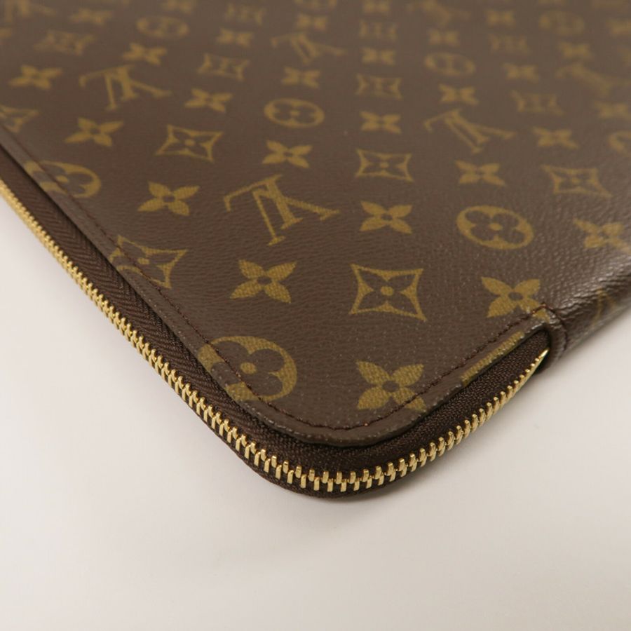 LOUIS VUITTON Monogram Poche Document Briefase手拿包-10