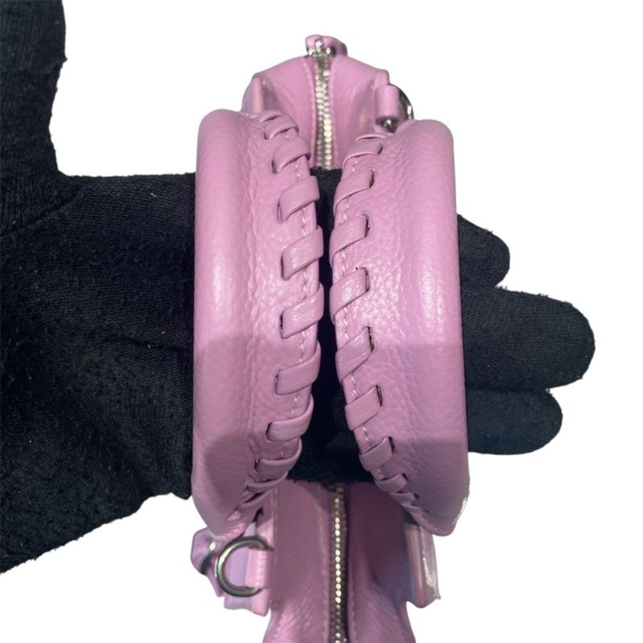 BALENCIAGA 巴黎世家 NEO CLASSIC MINI CITY 薰衣草紫 皮革 銀釦-13