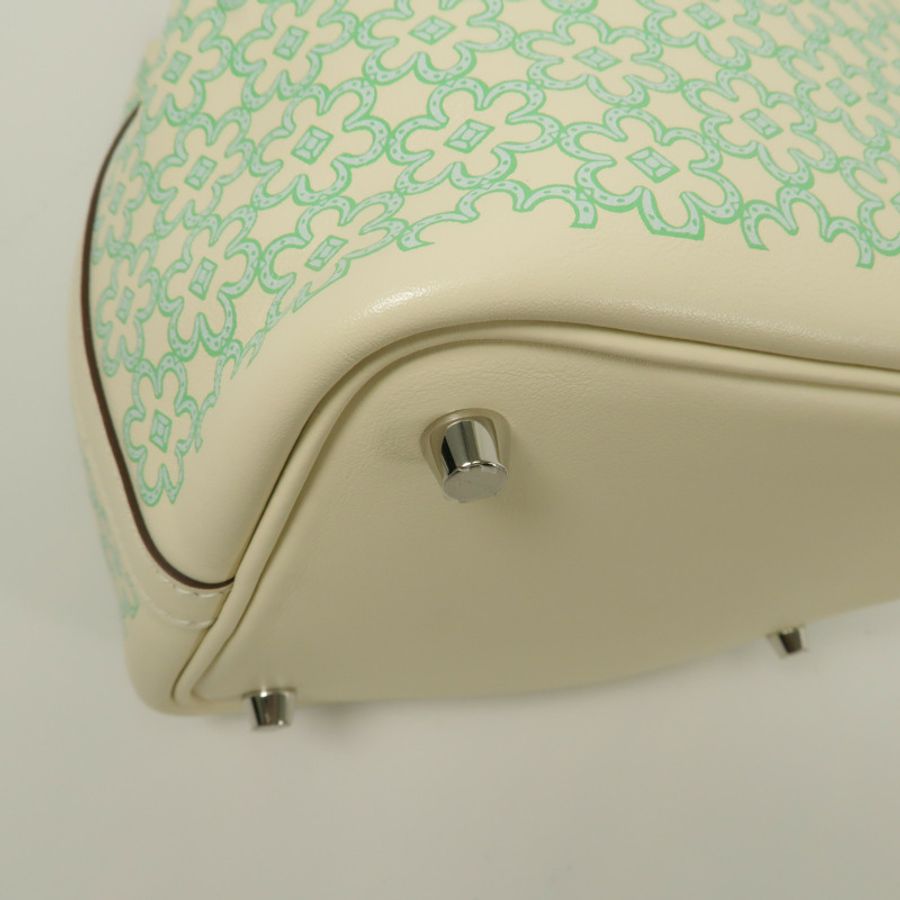 HERMES Swift皮革Picotin PM手挽袋Nata/Vert-6