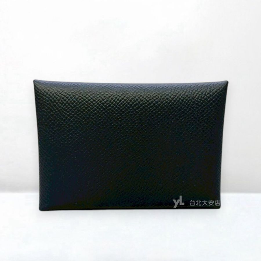 A13269-Hermes Calvi duo 海洋藍Z7 Epson皮對開零錢卡-3