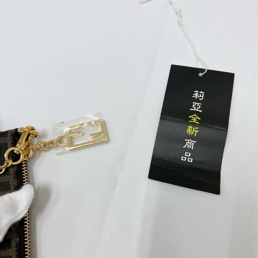 莉亞精品♡ Fendi迷你鏈條麻將包 二手美包-3