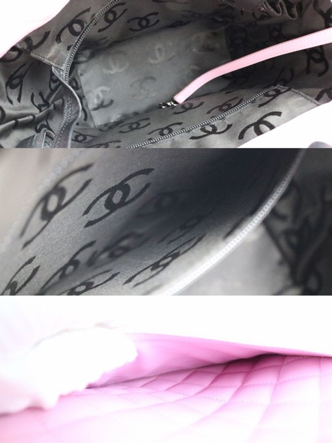 「JL精品代購」95新 香奈兒粉色康鵬菜籃子小號-8
