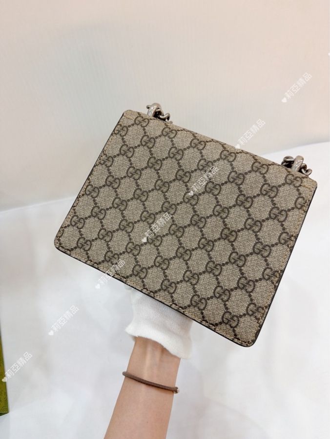莉亞精品♡ Gucci 421970 酒神鏈條包 二手美包-3