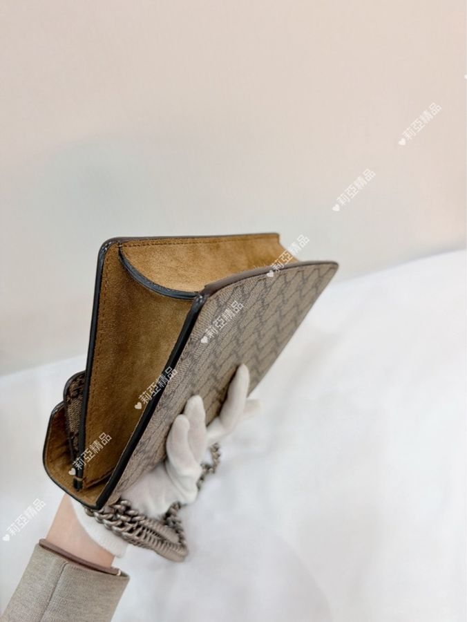 莉亞精品♡ Gucci 421970 酒神鏈條包 二手美包-10