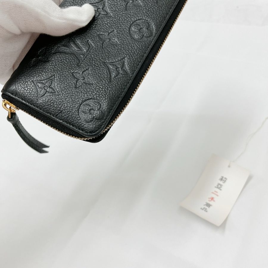 莉亞精品♡ Lv M60171 黑壓紋長夾 小款 二手美包-5