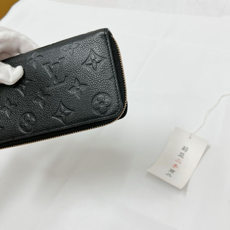 莉亞精品♡ Lv M60171 黑壓紋長夾 小款 二手美包-6