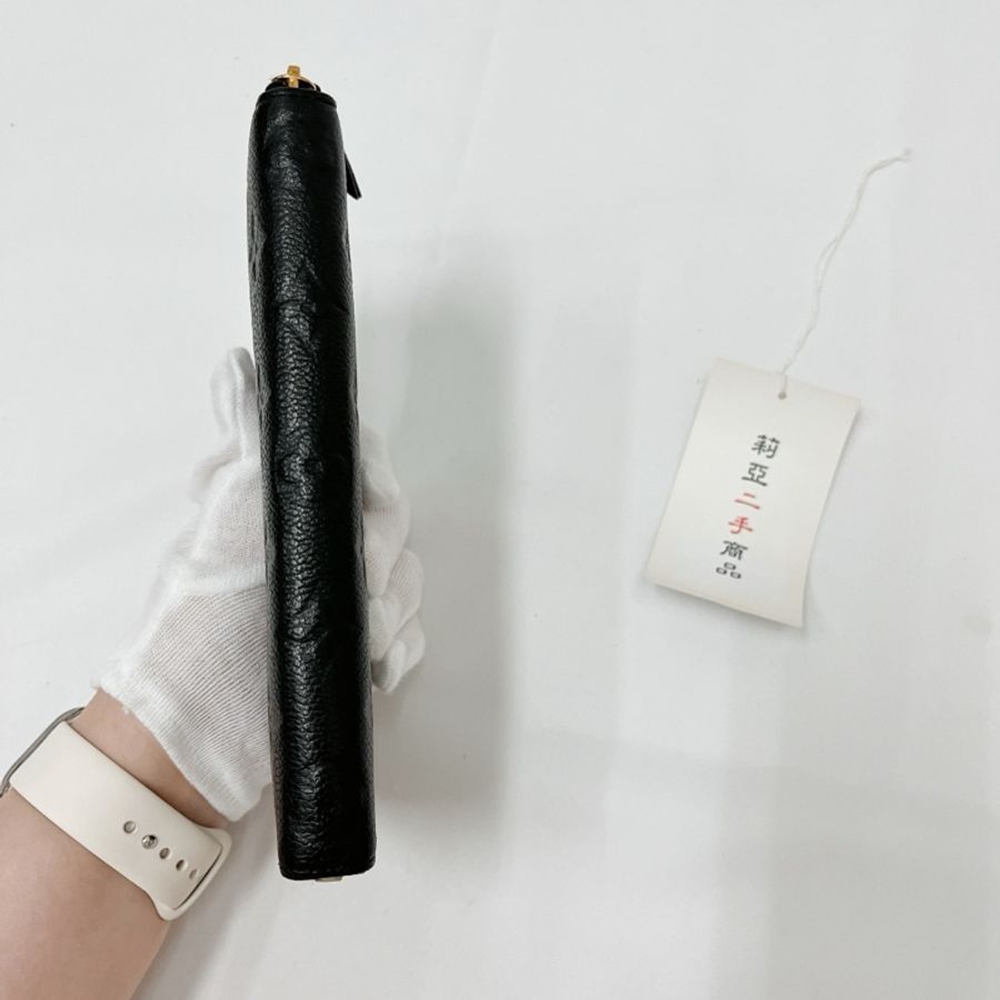 莉亞精品♡ Lv M60171 黑壓紋長夾 小款 二手美包-8