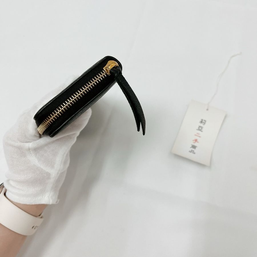 莉亞精品♡ Lv M60171 黑壓紋長夾 小款 二手美包-9