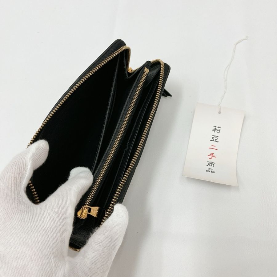 莉亞精品♡ Lv M60171 黑壓紋長夾 小款 二手美包-14
