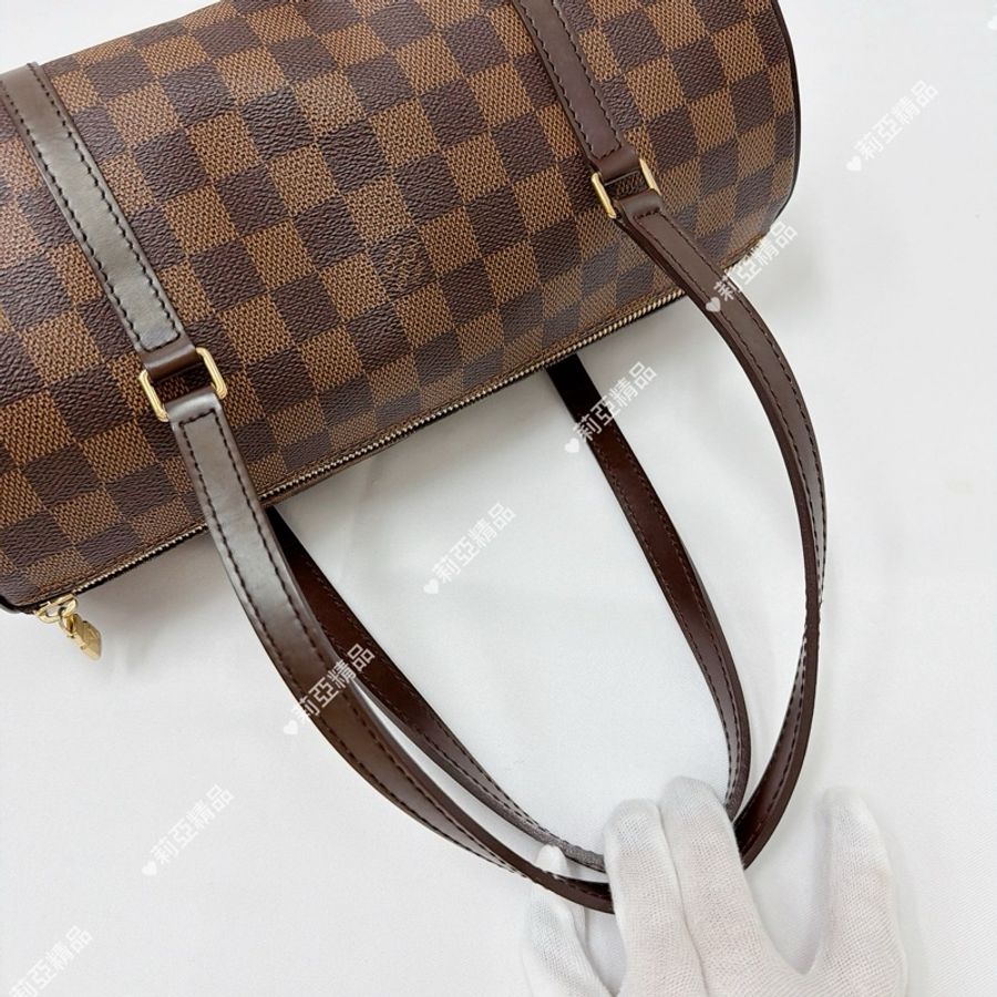 莉亞精品♡ LV N51303 棋盤格巴比龍 二手美包-11