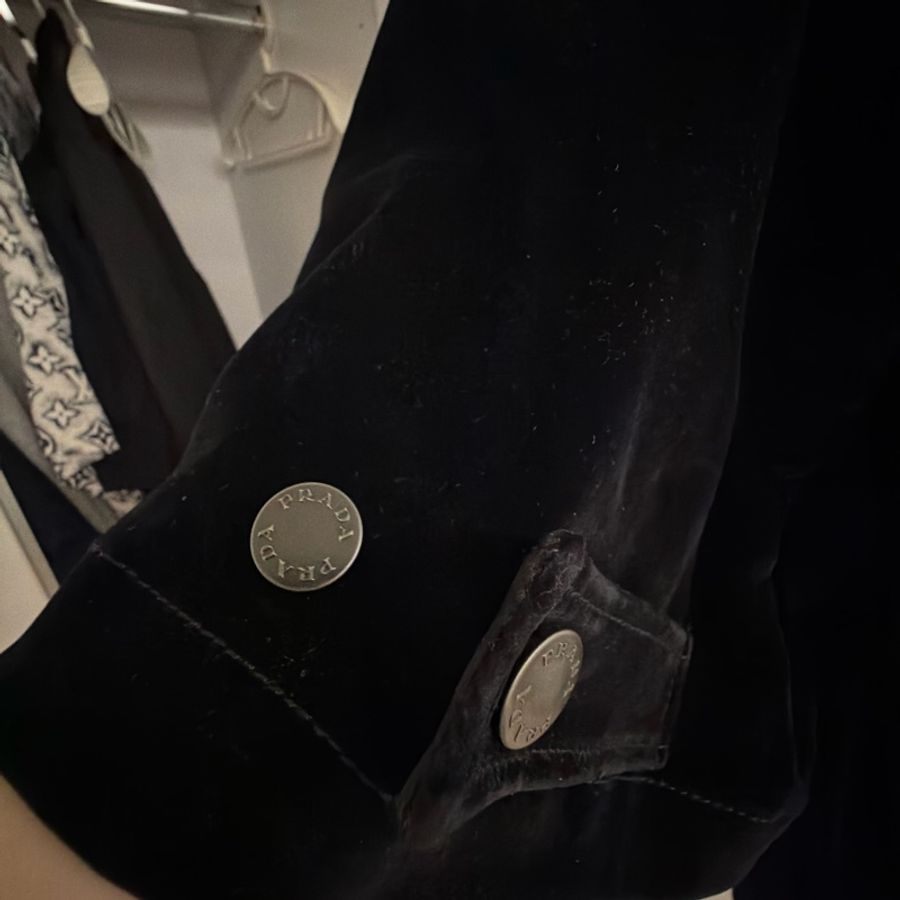 Prada 女生絲絨短版外套-10