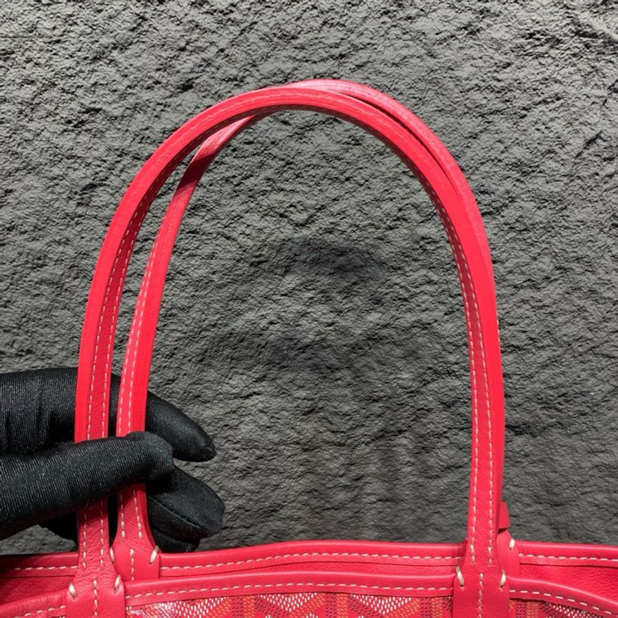 ❤️Goyard/戈雅 mini托特包購物袋手提包單肩包 紅色-6