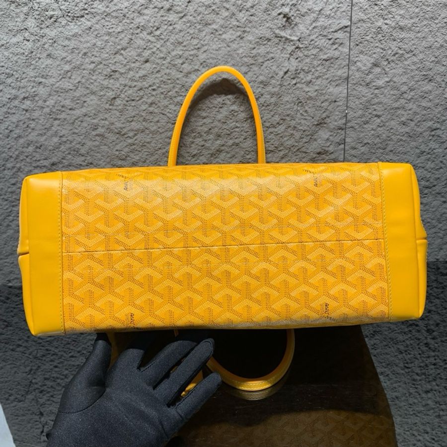 💛Goyard戈雅 bellechasse購物袋小號發財黃托特包單肩包-2
