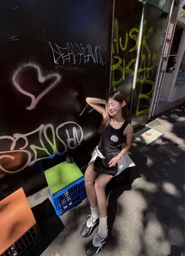 Chrome Hearts✨Y2K辣妹 大U領大袖口無袖背心 #S-2
