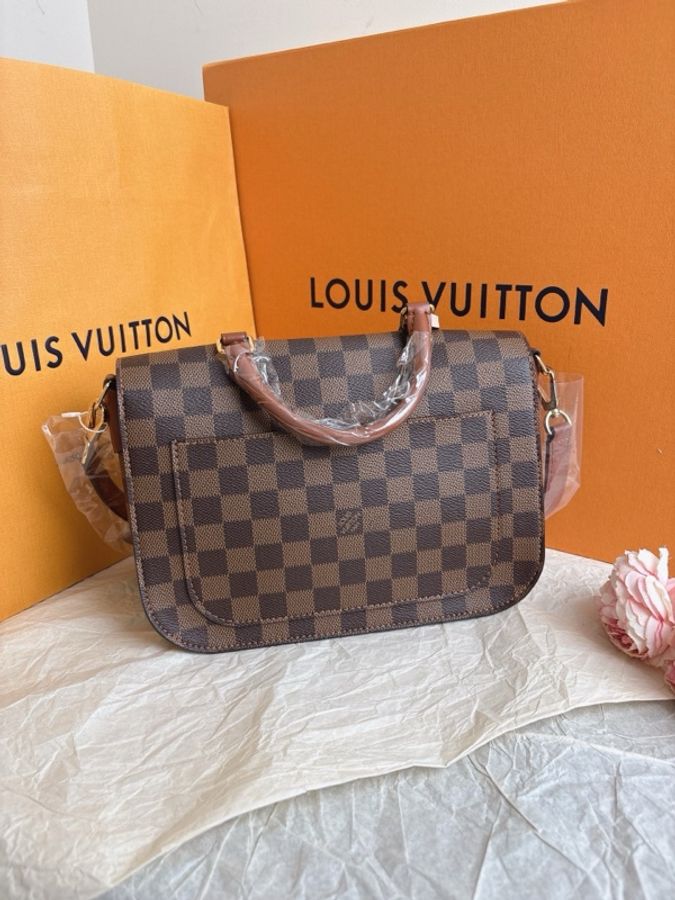 LV/路易威登/ 棋盤格手提斜挎包 99新-1