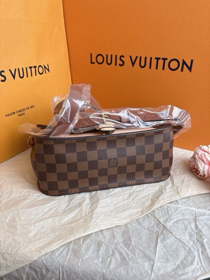 LV/路易威登/ 棋盤格手提斜挎包 99新-4