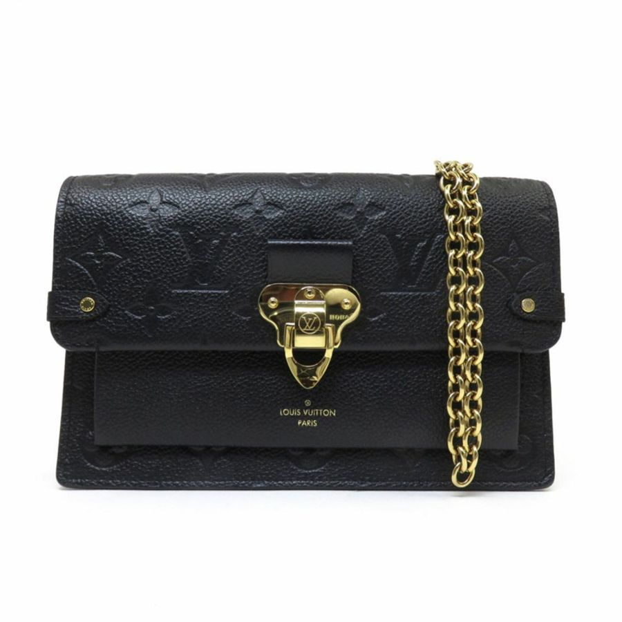 LOUIS VUITTON 路易威登 Monogram Empreinte Portefeuille Vavin M67839 鏈條單肩包-0