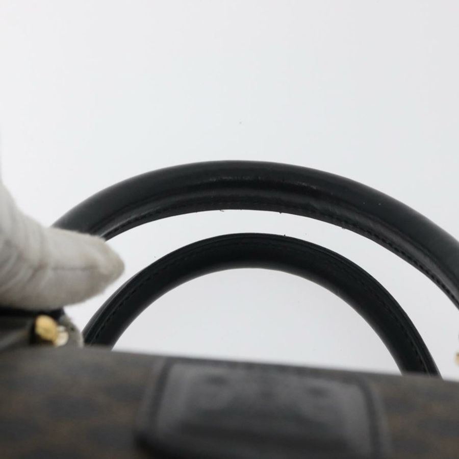 【日本直送】CELINE Macadam帆布波士頓包 PVC皮革 黑色 金色 正品 179006A-7
