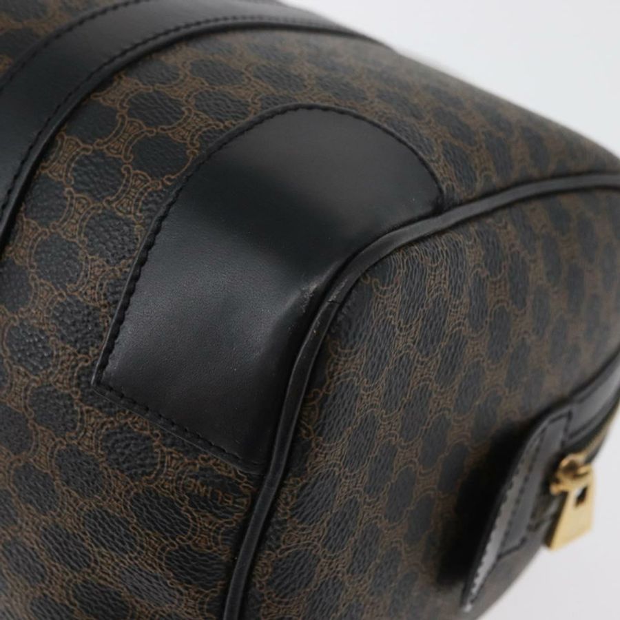 【日本直送】CELINE Macadam帆布波士頓包 PVC皮革 黑色 金色 正品 179006A-8