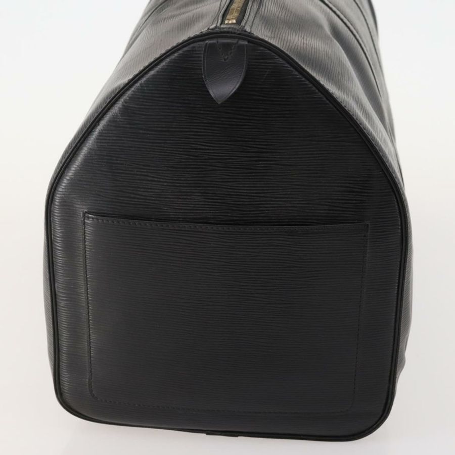 【日本直送】路易威登 Epi Keepall 55 波士頓包 Noir 黑色 M42952 LV Auth 180315A-2