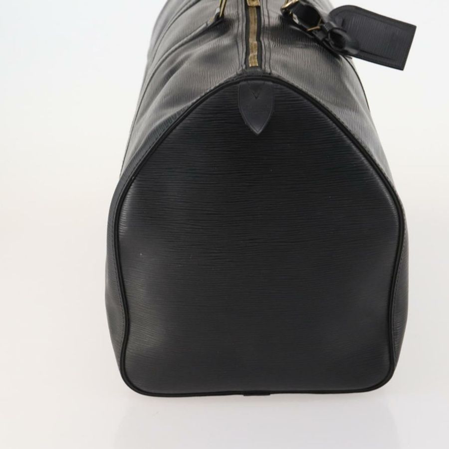 【日本直送】路易威登 Epi Keepall 55 波士頓包 Noir 黑色 M42952 LV Auth 180315A-3