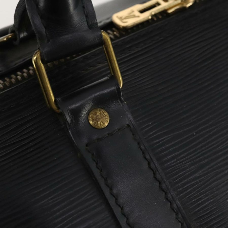 【日本直送】路易威登 Epi Keepall 55 波士頓包 Noir 黑色 M42952 LV Auth 180315A-9