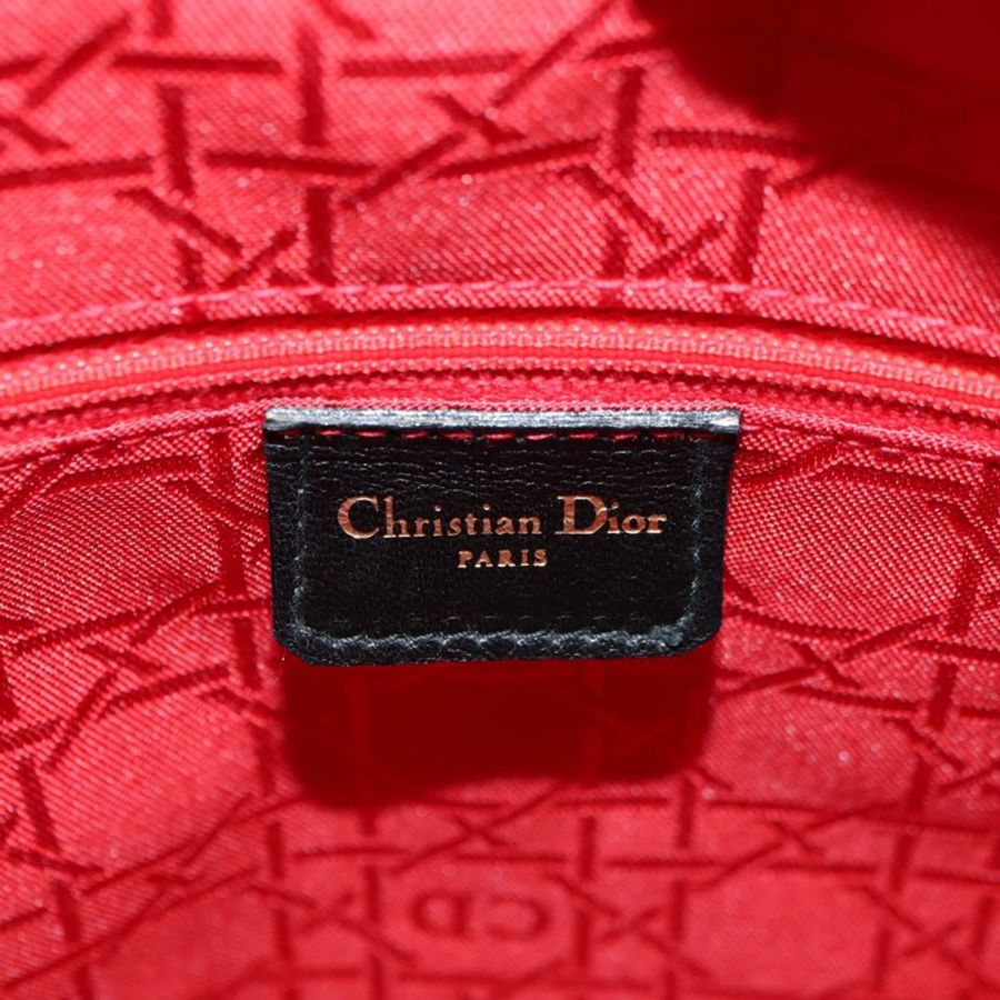 【日本直送】Christian Dior Canage 手袋,羊皮材質,黑色,金色,正品,貨號 180510SAM-20