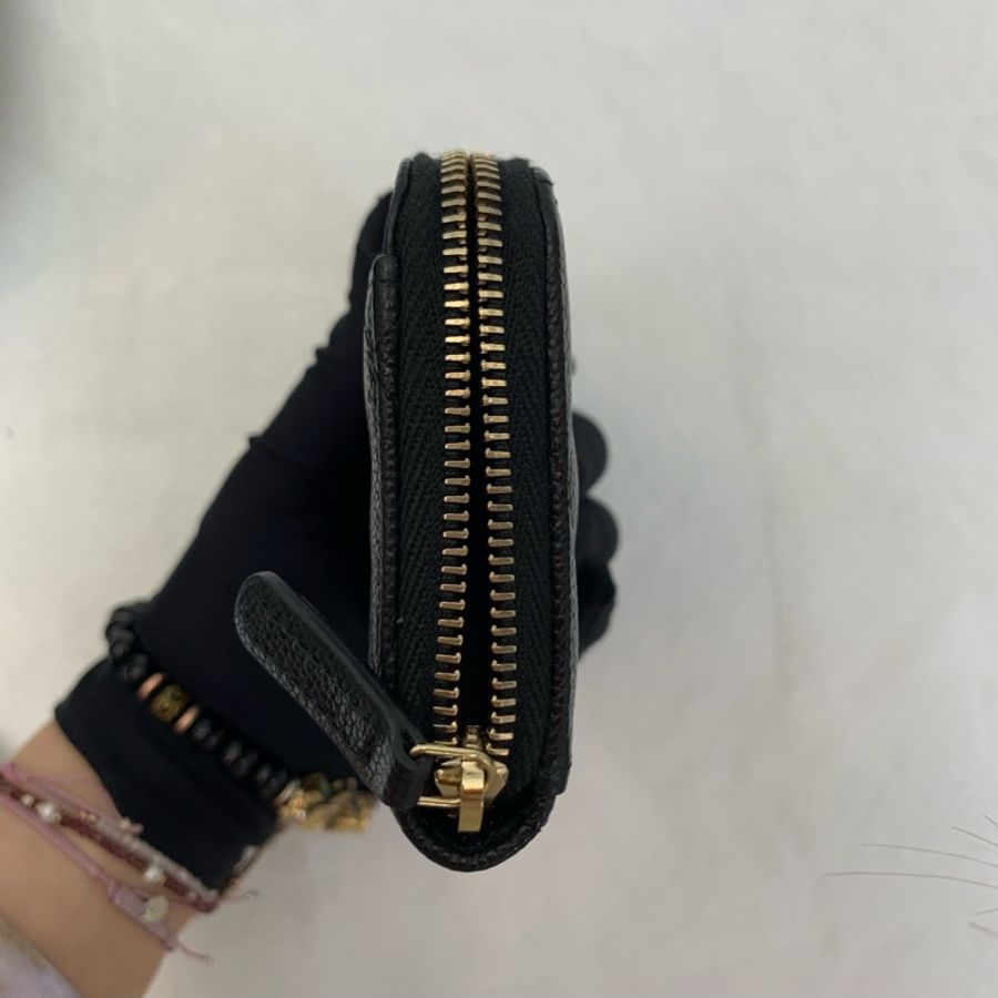 Full set 23C CHANEL 荔枝紋牛皮卡包 閒置新-5