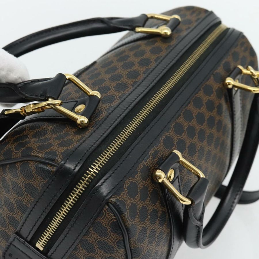 【日本直送】CELINE Macadam帆布手提包 PVC皮革 兩用 黑色 金色 正品 181930V-5