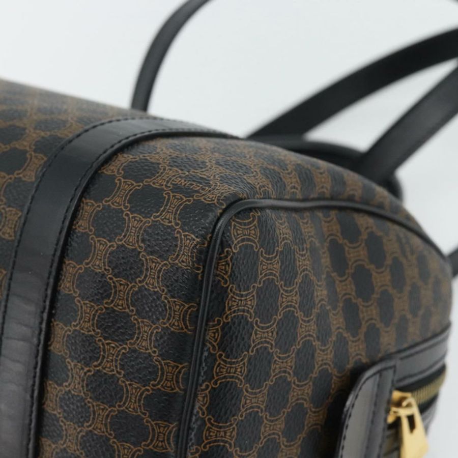 【日本直送】CELINE Macadam帆布手提包 PVC皮革 兩用 黑色 金色 正品 181930V-16