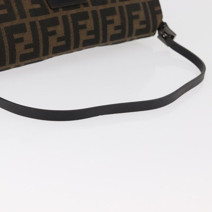 【日本直送】FENDI Zucca帆布Mamma Baguette單肩包 黑色棕色 正品 yk20437SAM-6
