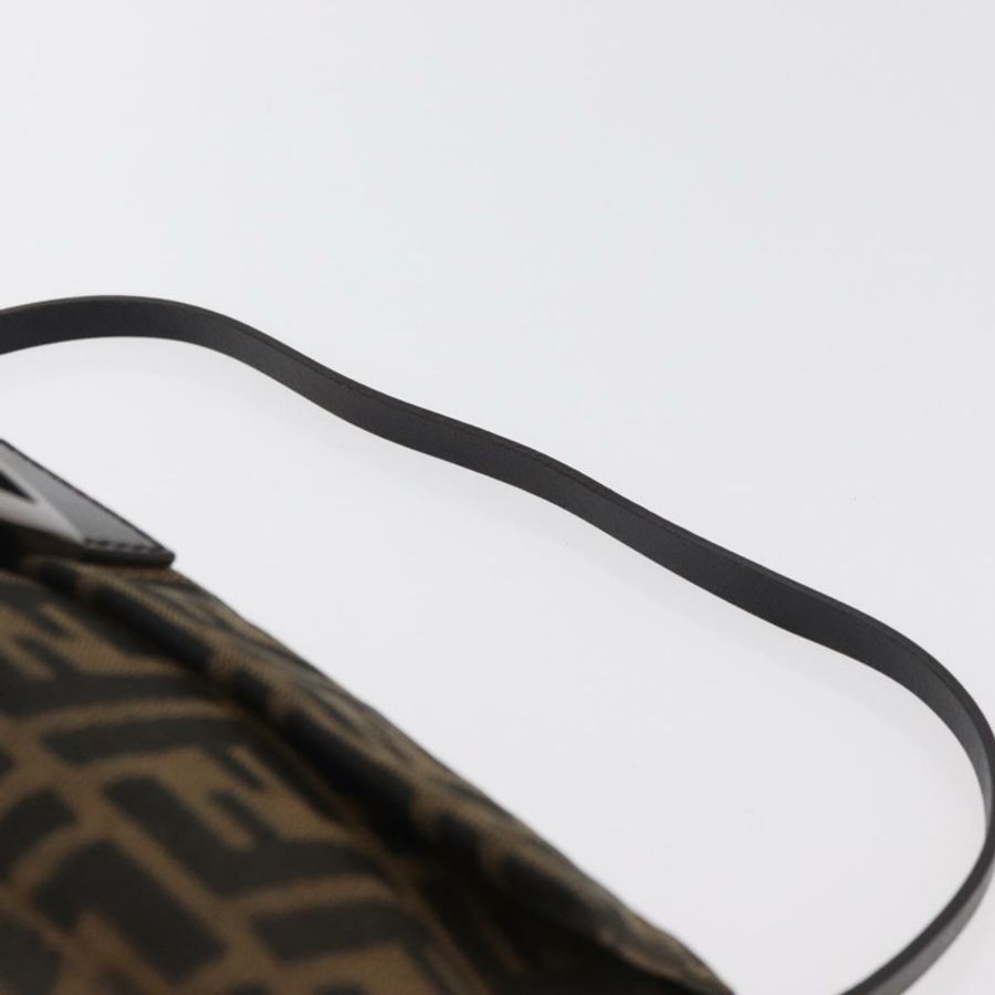【日本直送】FENDI Zucca帆布Mamma Baguette單肩包 黑色棕色 正品 yk20437SAM-7