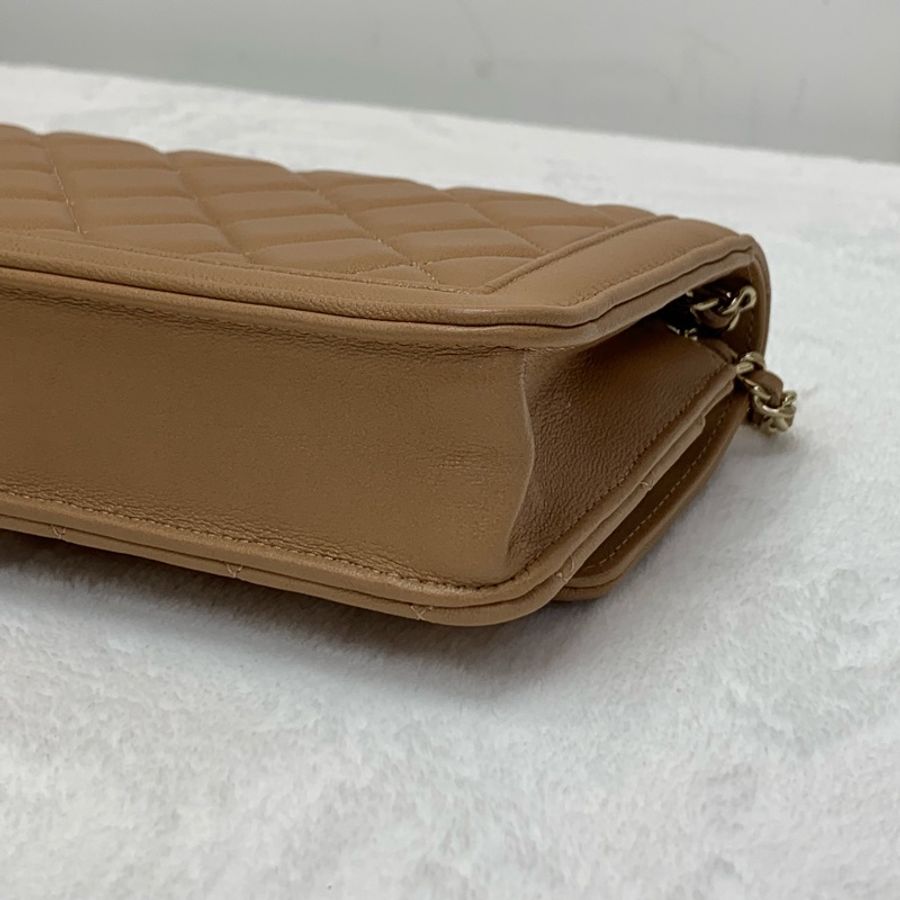 Full set Chanel WOC 24B奶茶色系-4
