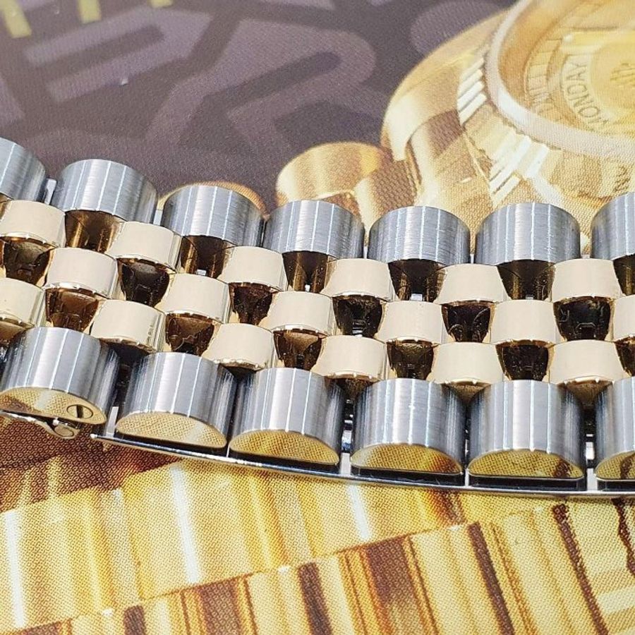 【大眾名錶】 Rolex 勞力士16233 Datejust 蠔式日誌 經典太陽圈 金色十鑽面盤 大眾名錶B1314-6