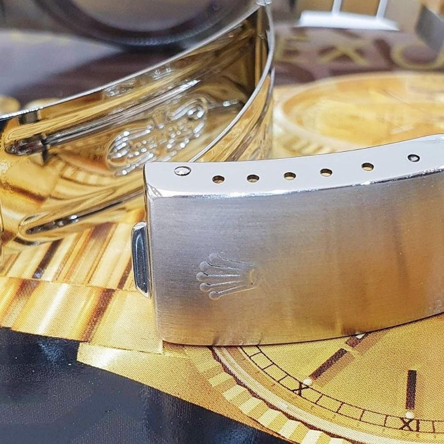 【大眾名錶】 Rolex 勞力士16233 Datejust 蠔式日誌 經典太陽圈 金色十鑽面盤 大眾名錶B1314-8