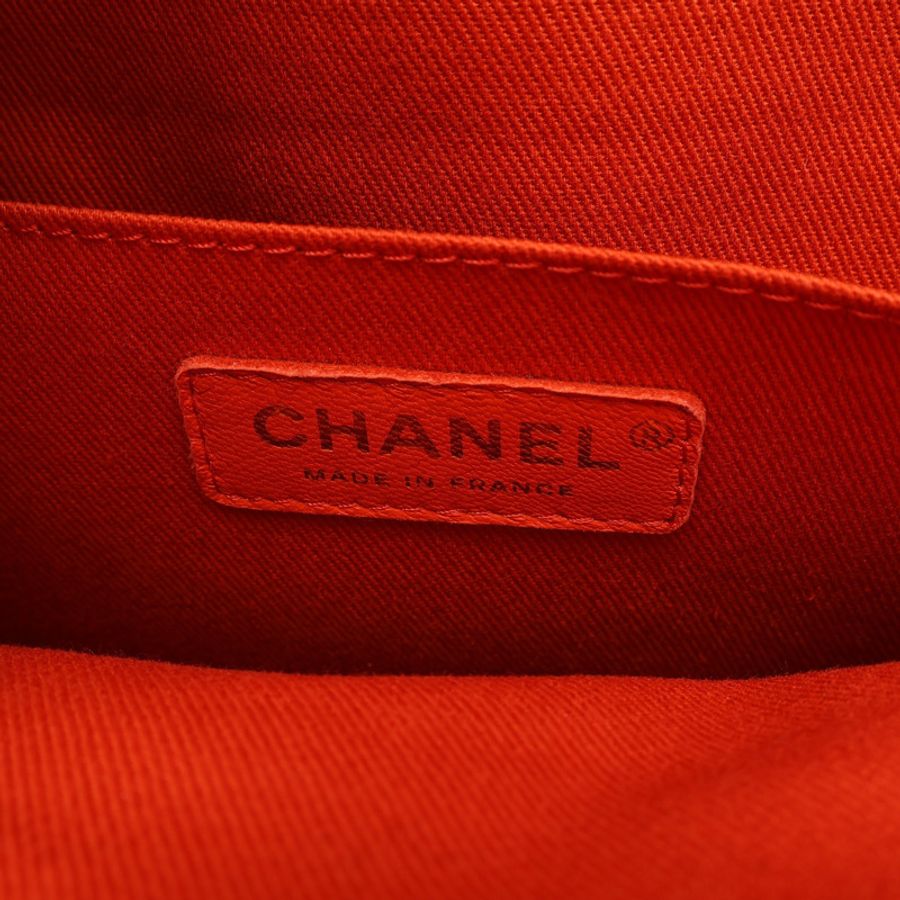 橘色 牛皮 Neo Executive 兩用包 (無卡) 金釦【CHANEL 香奈兒】 A69930-3