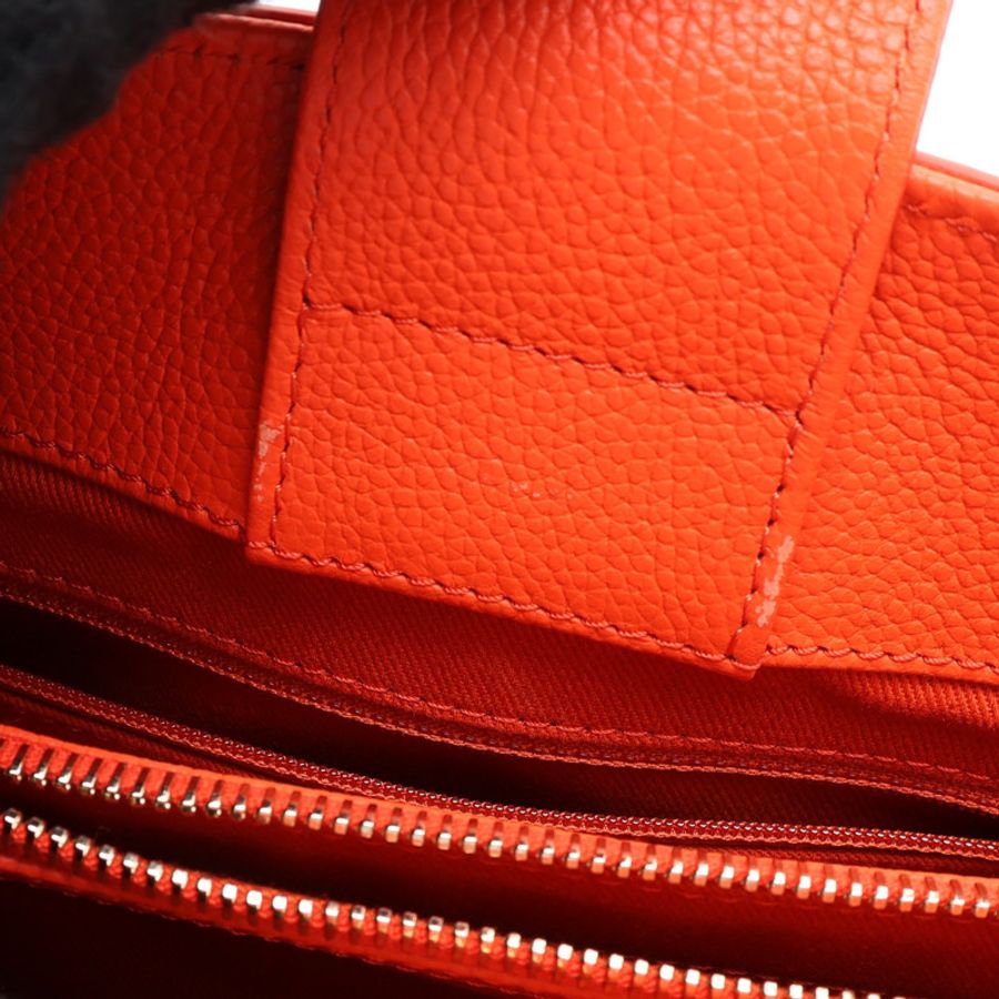 橘色 牛皮 Neo Executive 兩用包 (無卡) 金釦【CHANEL 香奈兒】 A69930-17
