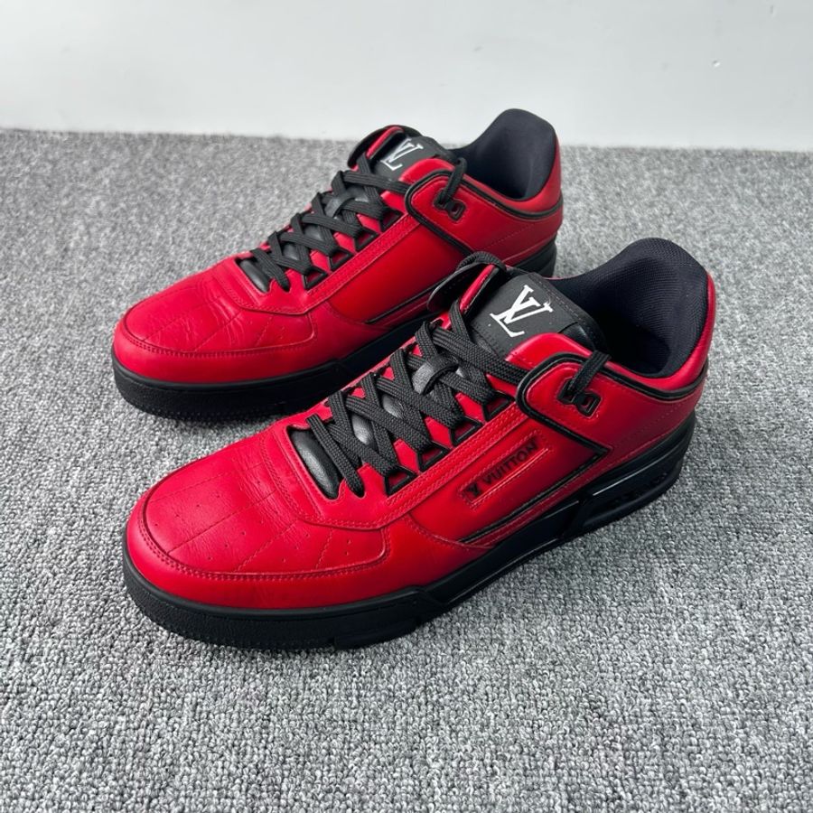 Louis Vuitton 路易威登 LV 紅色Trainer 休閒鞋 /41.5碼 /7.5碼 97新-0